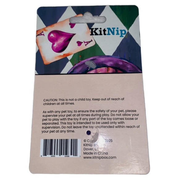 Kitty Cat Meowlice In Wonderland Theme Dangler Catnip Plush New Lot of 4 Toys - Picture 13 of 13